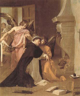 Diego Velazquez The Temptation of St Thomas Aquinas (df01) Norge oil painting art